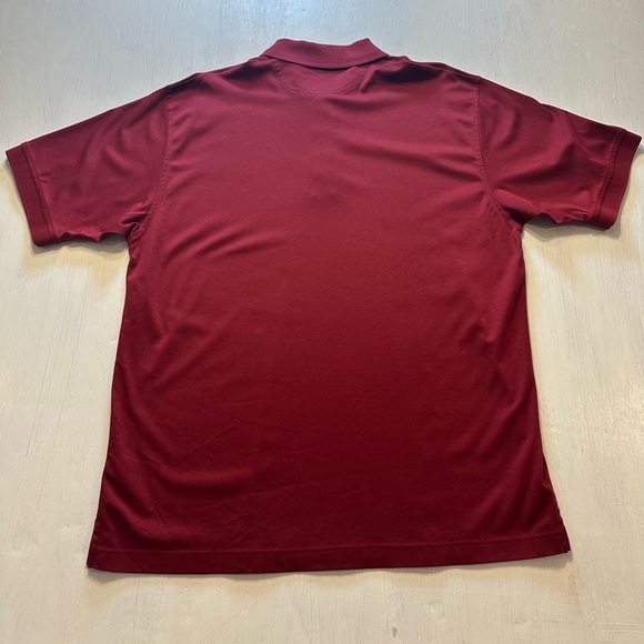 Hathaway Premium Pima Cotton Polo Men’s Size L Maroon Short Sleeve 100% Cotton - Picture 8 of 8